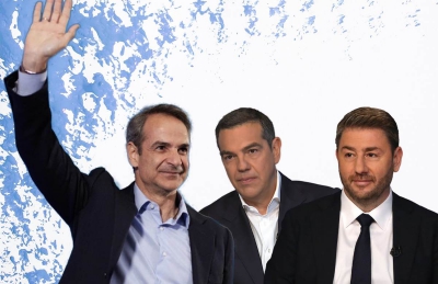 Θρίαμβος Κυριάκου (40,78%) επί Τσίπρα (20,07%) -  Ανοδικά το ΠΑΣΟΚ (11,53%), πεντακομματική βουλή