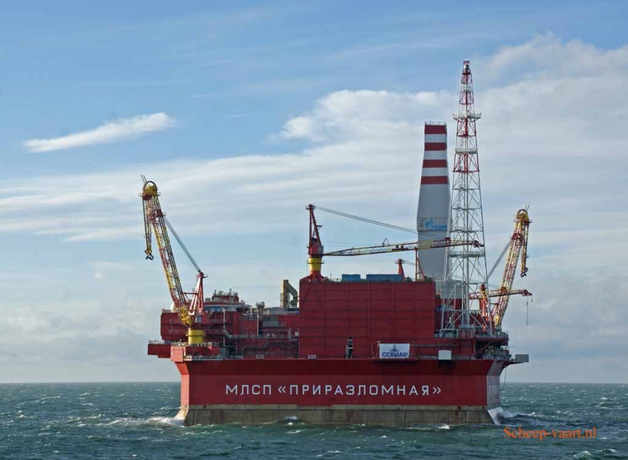 Gazprom Neft: Ξεκίνησε η λειτουργία της πλατφόρμας Prirazlomnoye