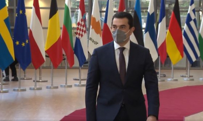 Η άφιξη Σκρέκα στο Ευρωπαϊκό Συμβούλιο Υπουργών Ενέργειας - Οι πρώτες δηλώσεις