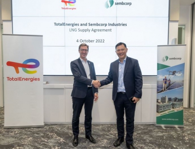 Σημαντικό deal μεταξύ TotalEnergies - Sembcorp για την προμήθεια LNG