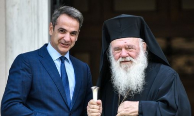 Ιερώνυμος: Δεν κάνουμε ό,τι μας πει ο Βελόπουλος ή άλλος πολιτικός -Μητσοτάκης: Στενή η συνεργασία μας με την Εκκλησία