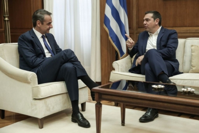 Ξεκίνησε ο κύκλος των συναντήσεων Μητσοτάκη με τους πολιτικούς αρχηγούς - Ενημερώνει Τσίπρα για ΗΠΑ, ελληνοτουρκικά