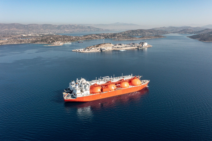 Πτώση 27,1% στις ελληνικές εισαγωγές LNG το α' τρίμηνο