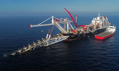 Nord Stream 2: Ολοκληρώθηκε η τοποθέτηση σωλήνων στα γερμανικά ύδατα