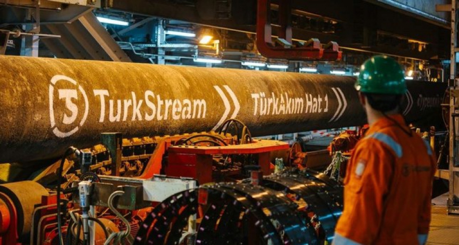Η Gazprom διοχέτευσε ένα δισ. κυβικά μέτρα φυσικού αερίου στον Turkish Stream