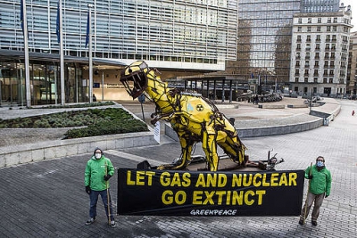 Greenpeace: Μηνύει την Κομισιόν για αέριο, πυρηνικά: Δεν είναι βιώσιμες επενδύσεις, τέλος στο «πράσινο ξέπλυμα»