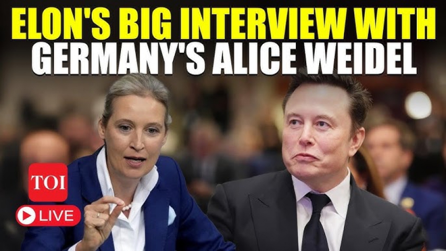 Musk: Μόνο το AfD μπορεί να σώσει τη Γερμανία – Weidel: O Hitler ήταν κομμουνιστής