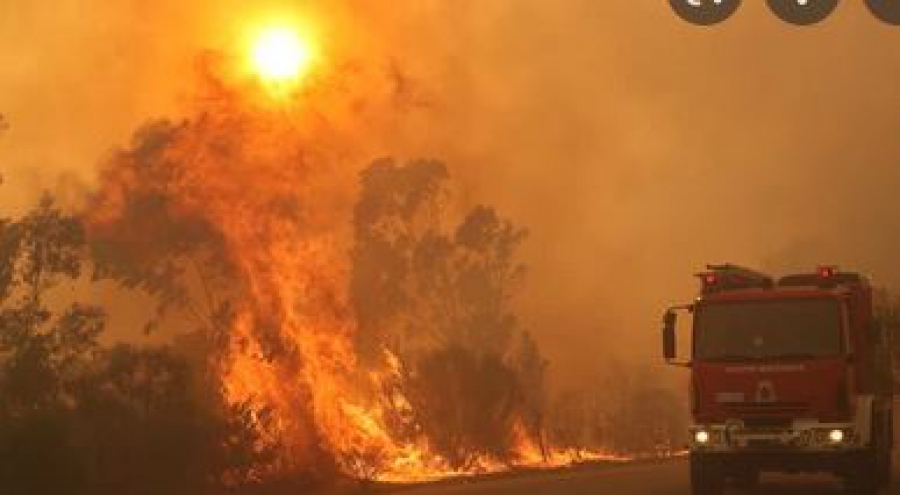 Μεγάλη πυρκαγιά στη Πεντέλη - Eκκενώθηκαν Ντράφι, Ανθούσα, Διώνη και Δασαμάρι