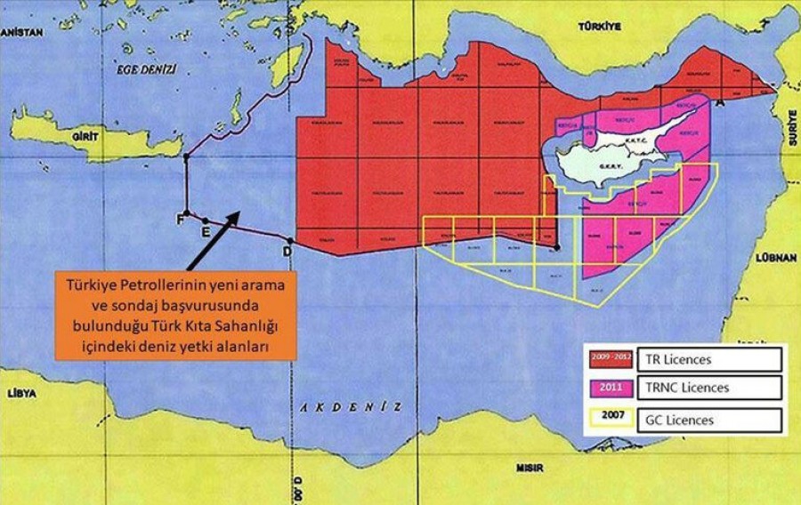 Yeni Safak: Η Τουρκία εκτιμάει ότι νότια της Κρήτης υπάρχουν 3,5 τρισ. κ.μ. φυσικού αερίου - Ξεκινά νέες έρευνες σε 7 περιοχές