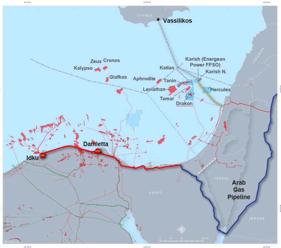 Η Energean προχωρεί στην ανάπτυξη και του κοιτάσματος φυσικού αερίου Katlan στο Ισραήλ