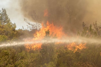 Εκκενώνονται περιοχές λόγω της μεγάλης φωτιά στη Βάρης - Κορωπίου