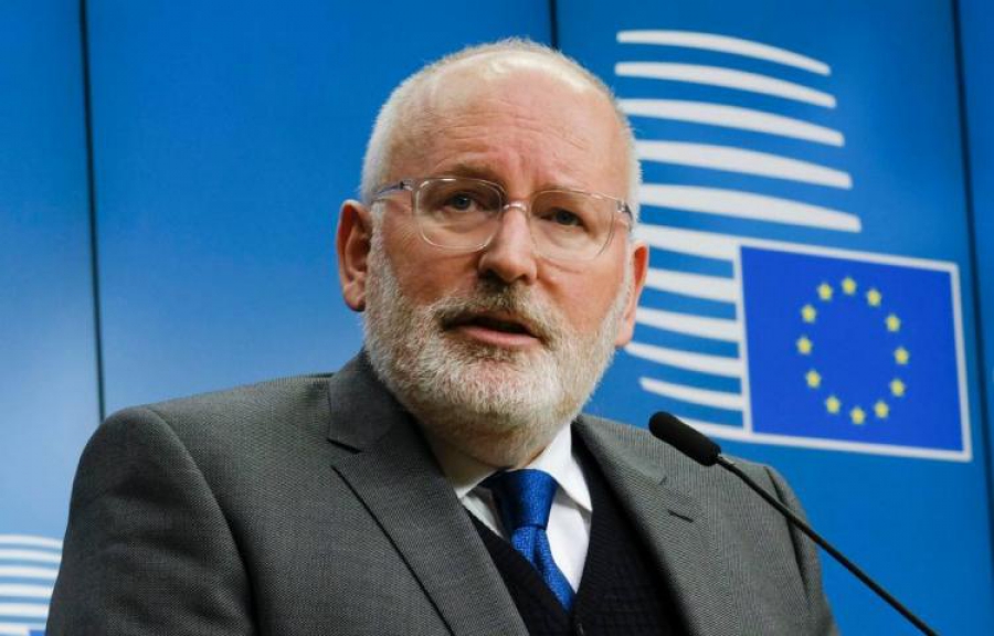 Timmermans (ΕΕ): Αυστηρότεροι στόχοι για τον άνθρακα μόνο μετά από ανάλυση των επιπτώσεων στην οικονομία