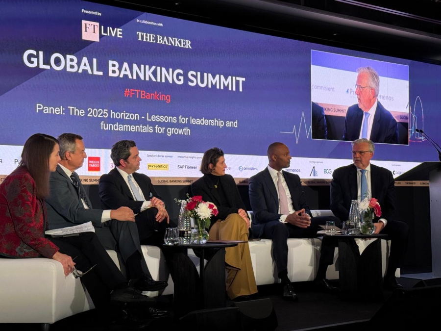 Ο Χρ. Μεγάλου (Πειραιώς) στο Financial Times Global Banking Summit 2024