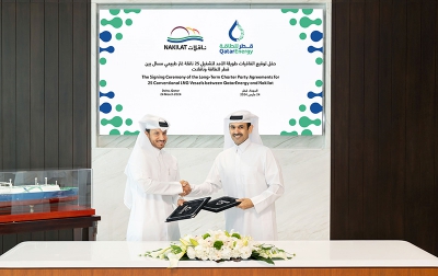 Συμφωνία ανάμεσα σε QatarEnergy και Nakilat για 25 πλοία μεταφοράς LNG