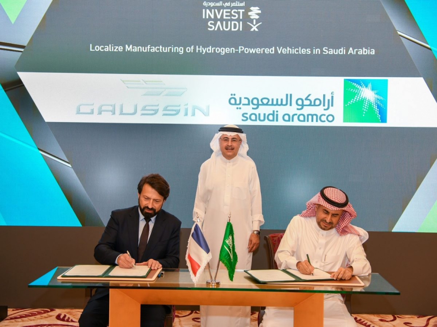 Συμφωνία της Saudi Aramco με πέντε γαλλικές εταιρείες στο υδρογόνο
