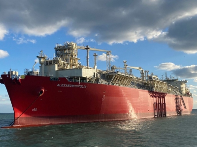Η ΔΕΠΑ φέρνει το πρώτο φορτίο LNG στον Πλωτό Τερματικό Σταθμό Αλεξανδρούπολης