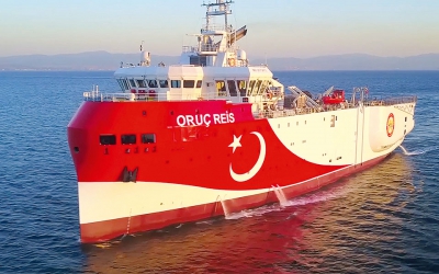 Τουρκία: Εξέδωσε NAVTEX για την κατασκευή αγωγού με τα κατεχόμενα και βγάζει για έρευνες το Oruc Reis
