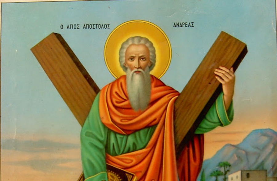 Δευτέρα 30 Νοεμβρίου: Άγιος Ανδρέας ο Απόστολος και Πρωτόκλητος