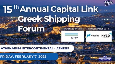 “15ο Ετήσιο Capital Link Greek Shipping Forum”