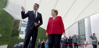 Η Merkel σε Μητσοτάκη: Υπέρ του άμεσου διαλόγου με την Τουρκία