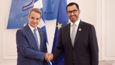 Μητσοτάκης - Sultan Al Jaber: Νέα ώθηση στη στρατηγική συμμαχία Ελλάδας-ΗΑΕ με επενδύσεις και ενέργεια