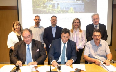 Υπογραφή σύμβασης για την ενεργειακή αναβάθμιση του κτιρίου του Εθνικού Ιδρύματος Ερευνών