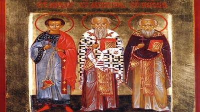 Παρασκευή 3 Νοεμβρίου: Άγιοι Ακεψιμάς,Ιωσήφ και  Αειθαλάς